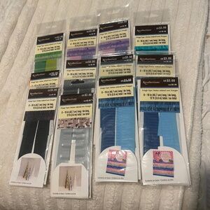 Set of 12 Packs of Recollections Fringe Tape for Scrapbooking//NWT